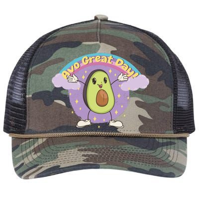 Avo Great Day Avocado Retro Rope Trucker Hat Cap