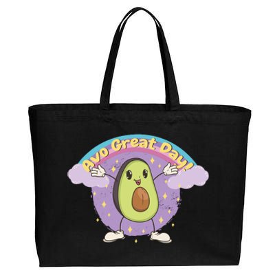 Avo Great Day Avocado Cotton Canvas Jumbo Tote