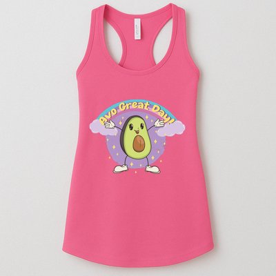 Avo Great Day Avocado Womens Tank Top