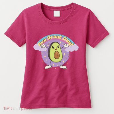 Avo Great Day Avocado Womens T-Shirt