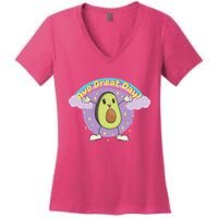 Avo Great Day Avocado Women's V-Neck T-Shirt