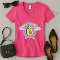 Avo Great Day Avocado Women's V-Neck T-Shirt