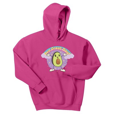 Avo Great Day Avocado Kids Hoodie