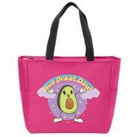Avo Great Day Avocado Zip Tote Bag