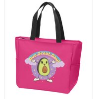 Avo Great Day Avocado Zip Tote Bag