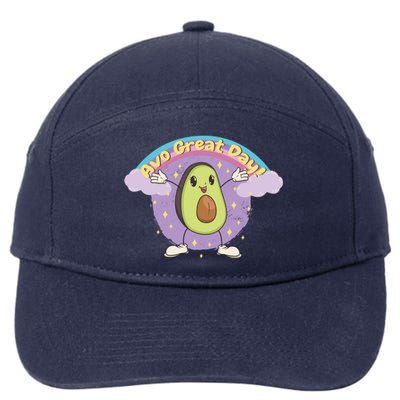 Avo Great Day Avocado 7-Panel Snapback Hat