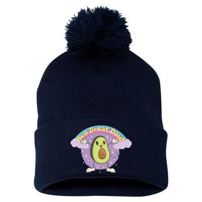 Avo Great Day Avocado Pom Pom 12in Knit Beanie