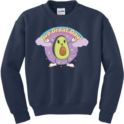 Avo Great Day Avocado Kids Sweatshirt