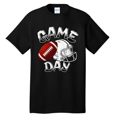 Awesome Game Day Football American Football Season Tall T-Shirt