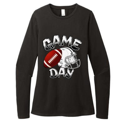 Awesome Game Day Football American Football Season Womens CVC Long Sleeve Shirt