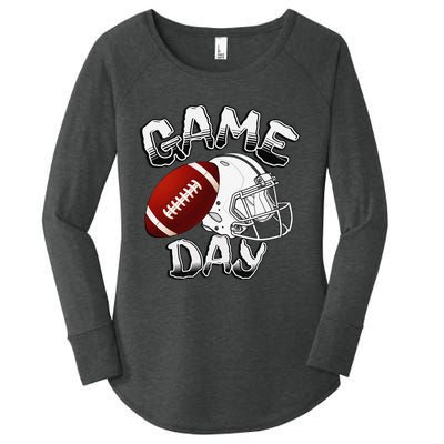 Awesome Game Day Football American Football Season Women's Perfect Tri Tunic Long Sleeve Shirt