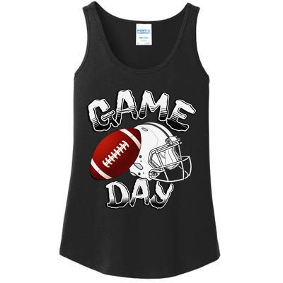 Awesome Game Day Football American Football Season Ladies Essential Tank