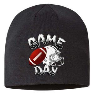 Awesome Game Day Football American Football Season Sustainable Beanie