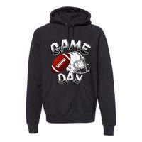 Awesome Game Day Football American Football Season Premium Hoodie