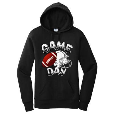 Awesome Game Day Football American Football Season Women's Pullover Hoodie