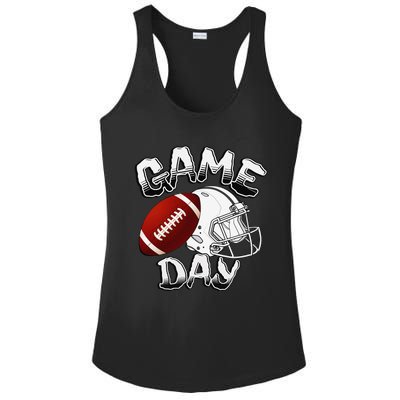 Awesome Game Day Football American Football Season Ladies PosiCharge Competitor Racerback Tank