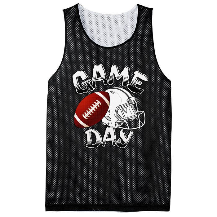 Awesome Game Day Football American Football Season Mesh Reversible Basketball Jersey Tank