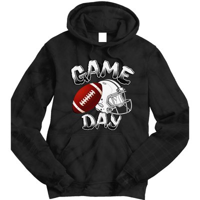 Awesome Game Day Football American Football Season Tie Dye Hoodie