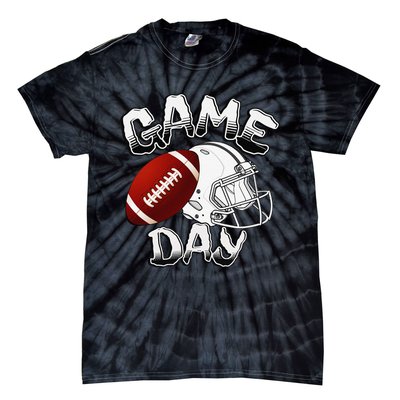 Awesome Game Day Football American Football Season Tie-Dye T-Shirt