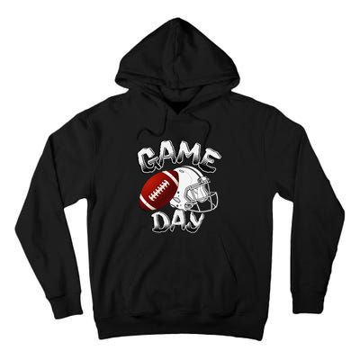 Awesome Game Day Football American Football Season Tall Hoodie