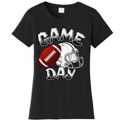 Awesome Game Day Football American Football Season Women's T-Shirt