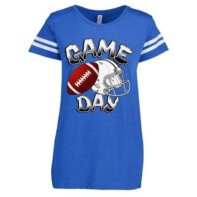 Awesome Game Day Football American Football Season Enza Ladies Jersey Football T-Shirt