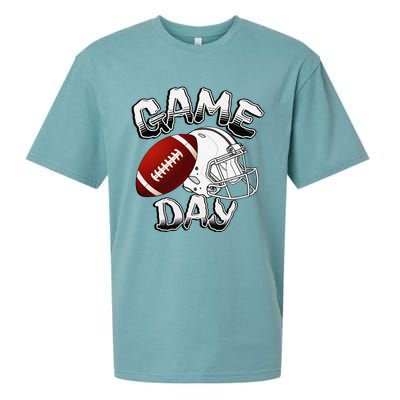 Awesome Game Day Football American Football Season Sueded Cloud Jersey T-Shirt