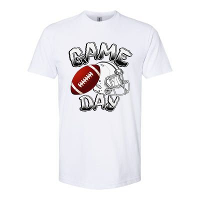 Awesome Game Day Football American Football Season Softstyle CVC T-Shirt