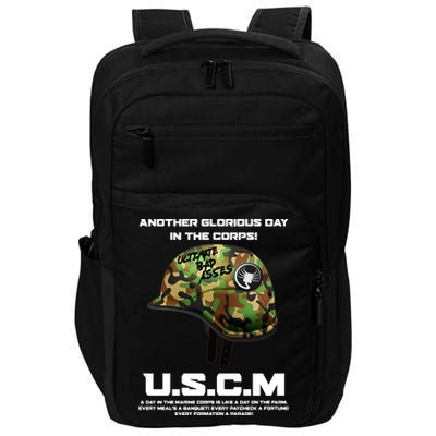 Another Glorious Day In The Corps USCM Ultimate Bad Asses Impact Tech Backpack