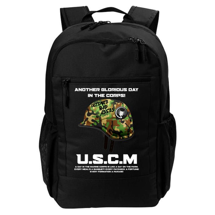 Another Glorious Day In The Corps USCM Ultimate Bad Asses Backpack