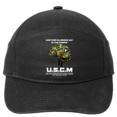 Another Glorious Day In The Corps USCM Ultimate Bad Asses 7-Panel Snapback Hat