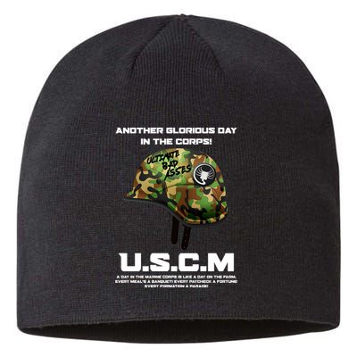Another Glorious Day In The Corps USCM Ultimate Bad Asses Sustainable Beanie