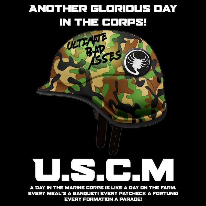 Another Glorious Day In The Corps USCM Ultimate Bad Asses Bag