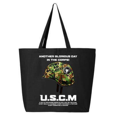 Another Glorious Day In The Corps USCM Ultimate Bad Asses 25L Jumbo Tote