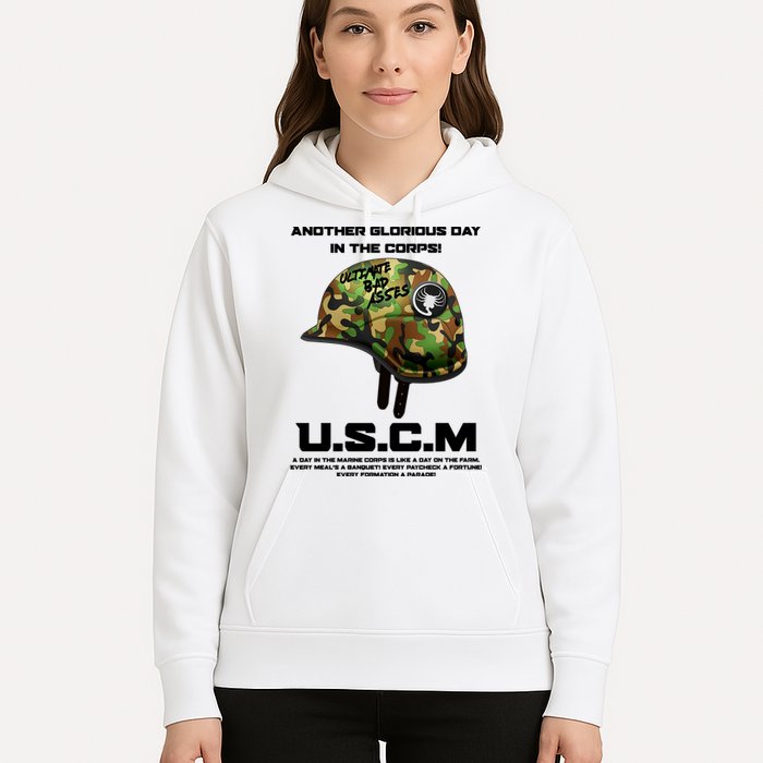 Another Glorious Day In The Corps USCM Ultimate Bad Asses Hoodie