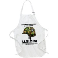 Another Glorious Day In The Corps USCM Ultimate Bad Asses Full-Length Apron With Pockets