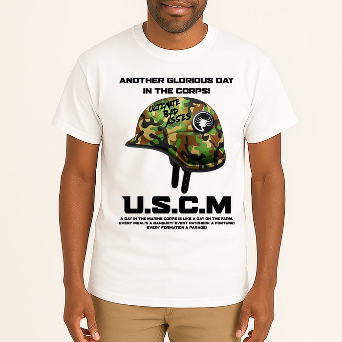 Another Glorious Day In The Corps USCM Ultimate Bad Asses Tall T-Shirt