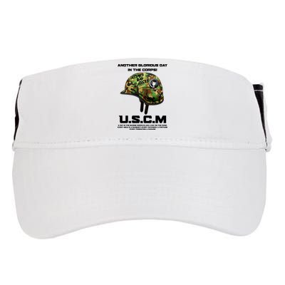 Another Glorious Day In The Corps USCM Ultimate Bad Asses Adult Drive Performance Visor