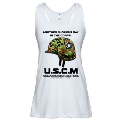 Another Glorious Day In The Corps USCM Ultimate Bad Asses Ladies Essential Flowy Tank