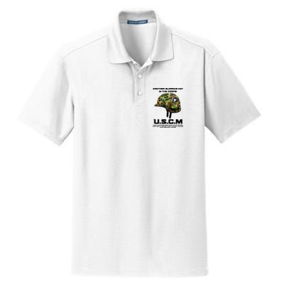 Another Glorious Day In The Corps USCM Ultimate Bad Asses Dry Zone Grid Polo