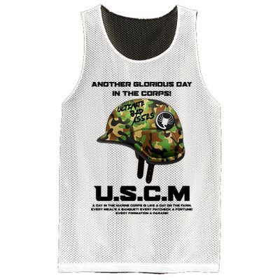 Another Glorious Day In The Corps USCM Ultimate Bad Asses Mesh Reversible Basketball Jersey Tank