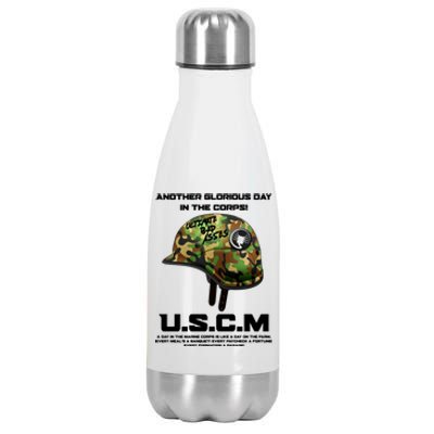 Another Glorious Day In The Corps USCM Ultimate Bad Asses Stainless Steel Insulated Water Bottle