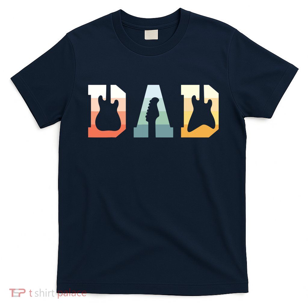 Acoustic Guitar Dad Guitarist Musical Instrument Musician T-Shirt