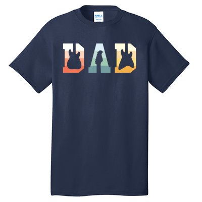 Acoustic Guitar Dad Guitarist Musical Instrument Musician Tall T-Shirt