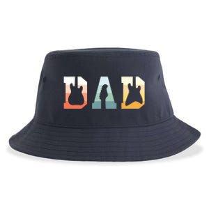 Acoustic Guitar Dad Guitarist Musical Instrument Musician Sustainable Bucket Hat