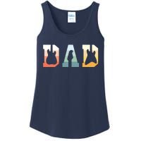 Acoustic Guitar Dad Guitarist Musical Instrument Musician Ladies Essential Tank