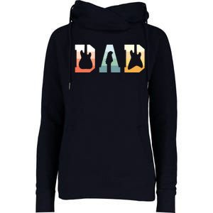 Acoustic Guitar Dad Guitarist Musical Instrument Musician Womens Funnel Neck Pullover Hood