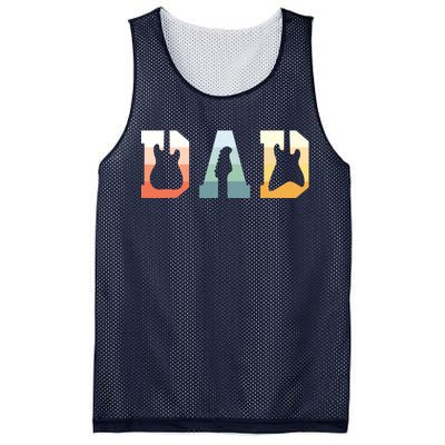 Acoustic Guitar Dad Guitarist Musical Instrument Musician Mesh Reversible Basketball Jersey Tank