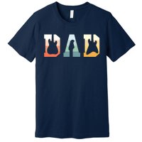 Acoustic Guitar Dad Guitarist Musical Instrument Musician Premium T-Shirt