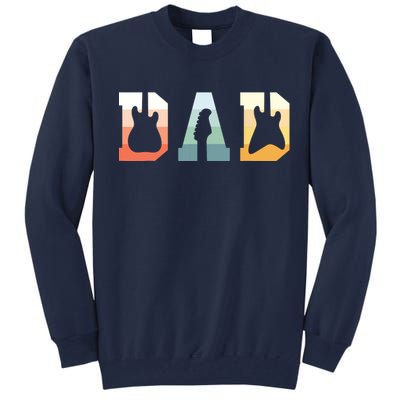 Acoustic Guitar Dad Guitarist Musical Instrument Musician Tall Sweatshirt